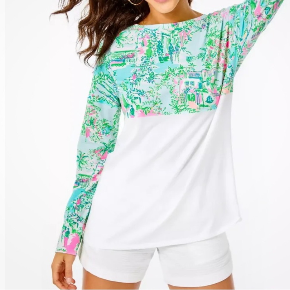 Brand New Lilly Pulitzer Finn Top Lilly Loves Palm Beach ,…